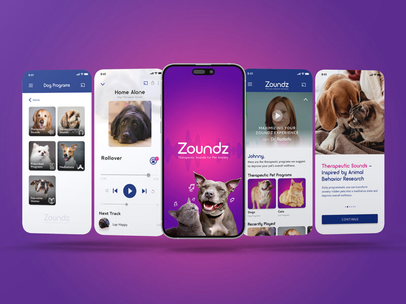 Zoundz Therapeutic Sounds for Pet Anxiety